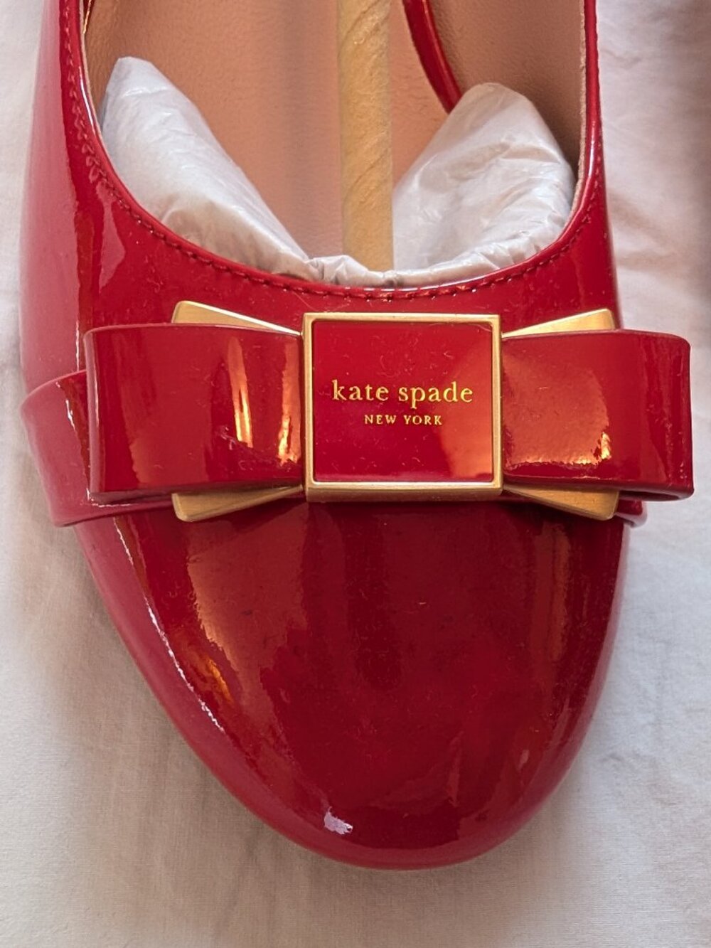 NIB Kate Spade Bowdie Ballet Pumps in Size 9 - Picture 14 of 16